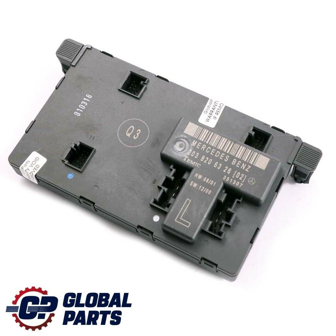 Mercedes-Benz C-Class W203 Door Control Module Front Left N/S A2038201585