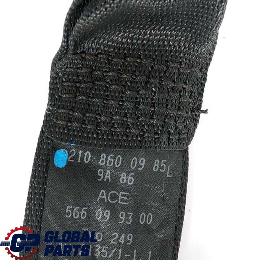 Mercedes-Benz E-Class W210 S210 Rear Left N/S Seat Belt Black A2108600985