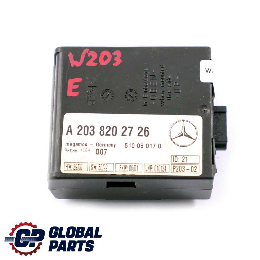 Mercedes-Benz C E Class W203 W211 Alarm Anti Theft System Control Module Unit