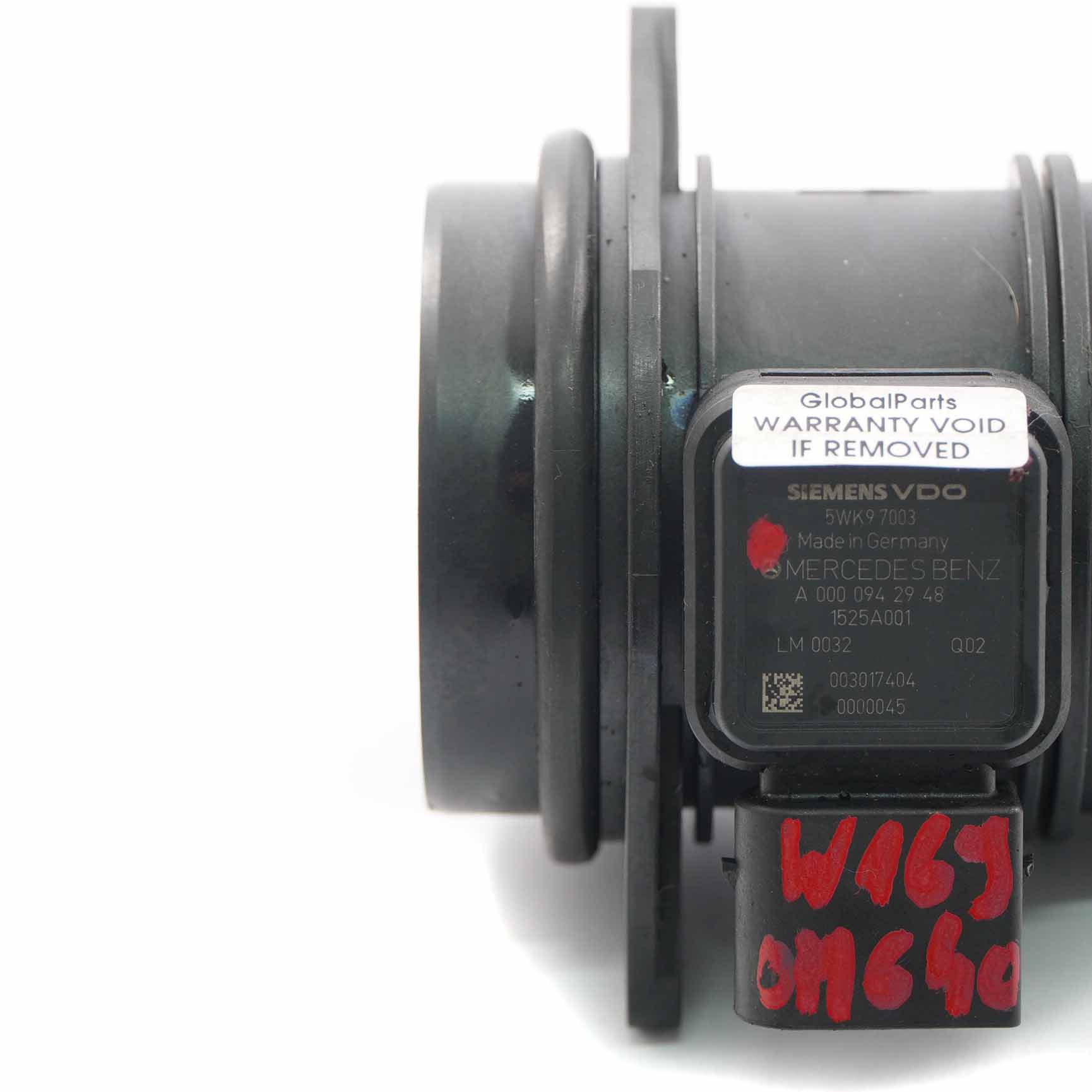 Mercedes W169 W245 OM640 CDI Air Flow Mass Meter A0000942948