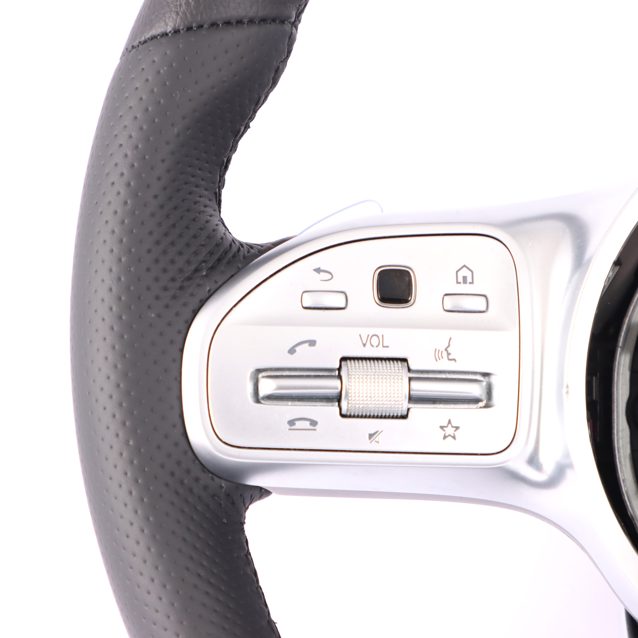 Steering Wheel Mercedes W177 W205 NEW Black Leather Multifunction Paddle Shift