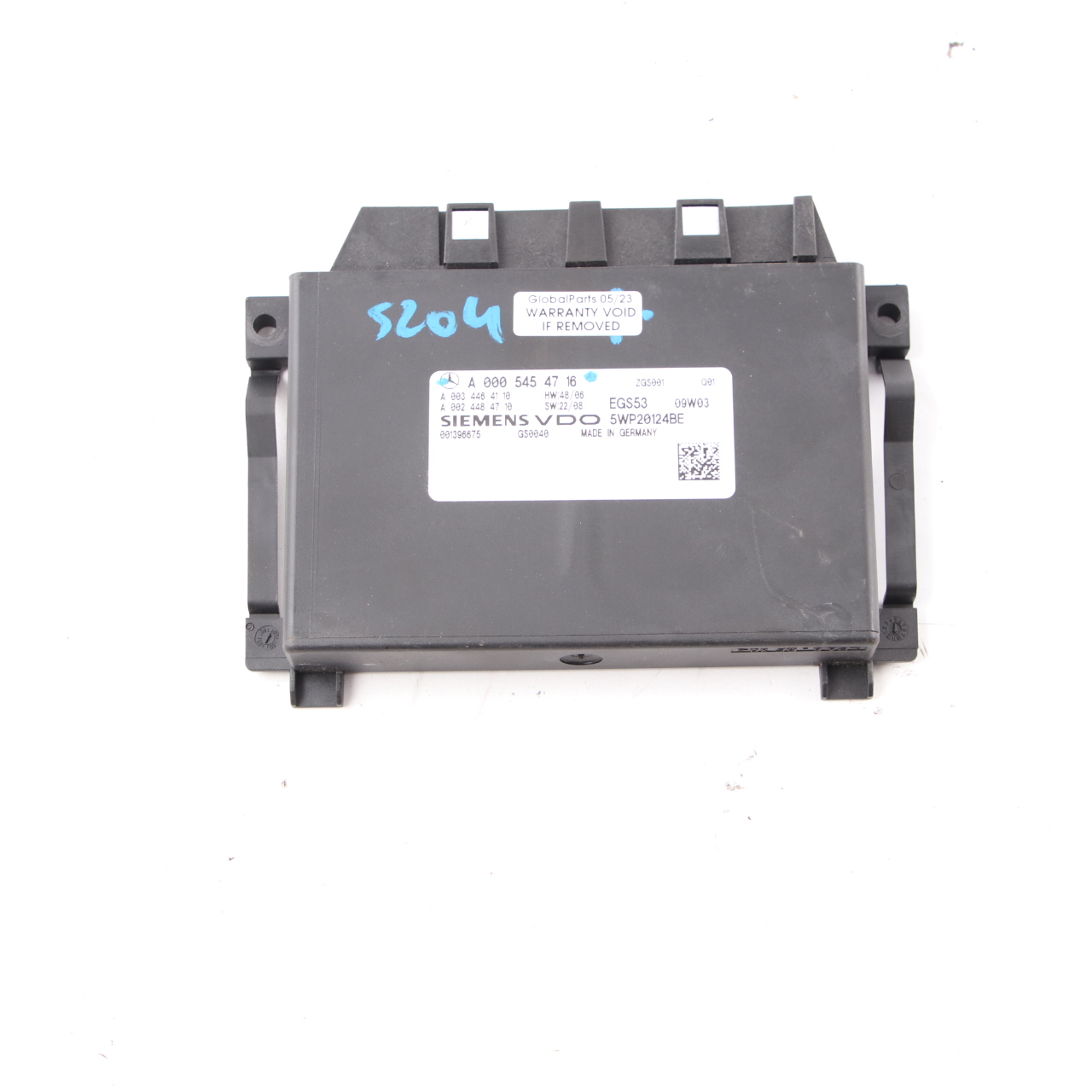 Mercedes W204 Automatic Gearbox EGS Control Module Unit ECU A0005454716