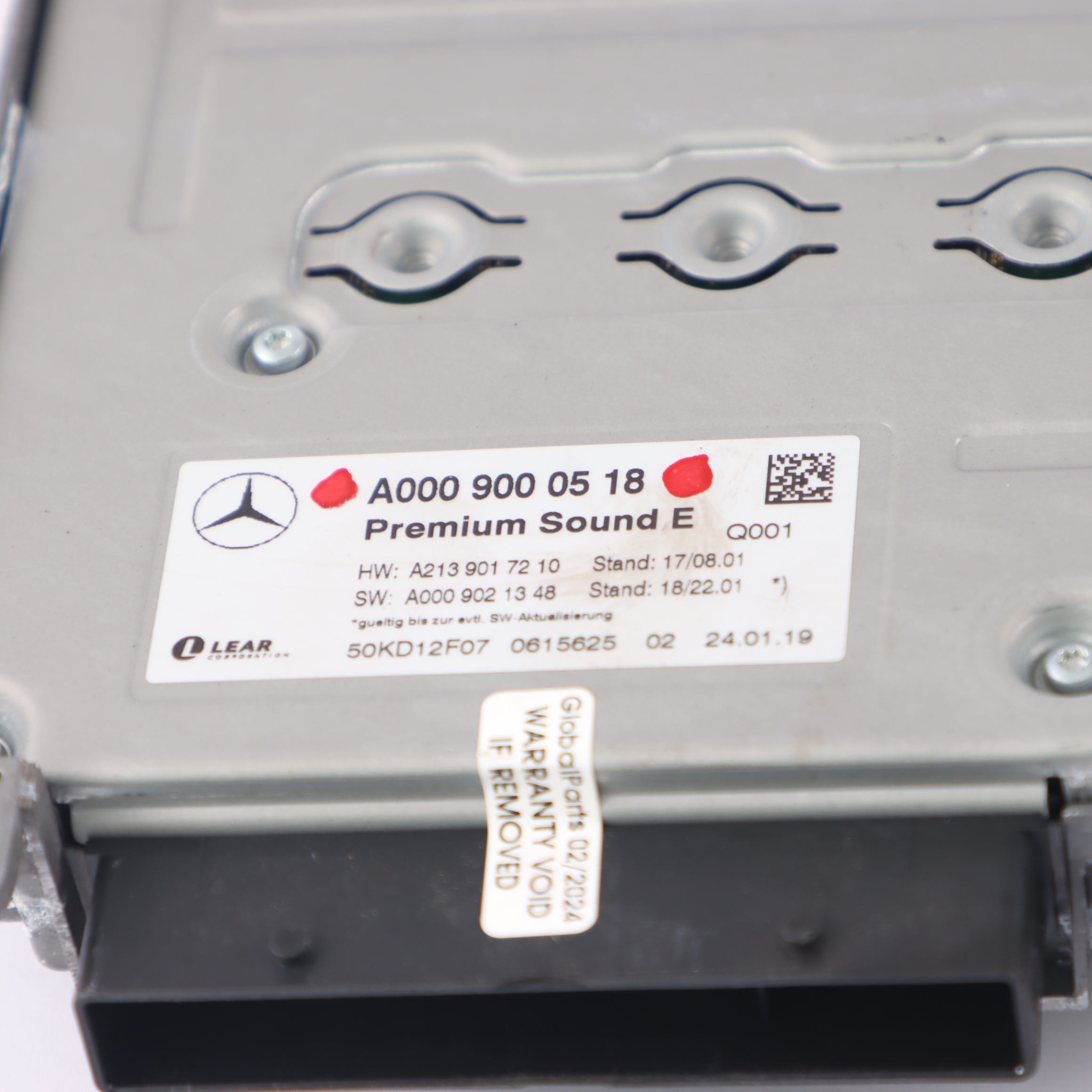 Audio Module Mercedes C238 Premium Sound E Control Unit A0009000518