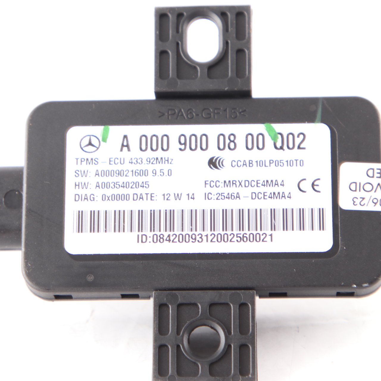 Mercedes W204 W207 W212 Tyre Pressure Monitor Control Unit Module A0009000800