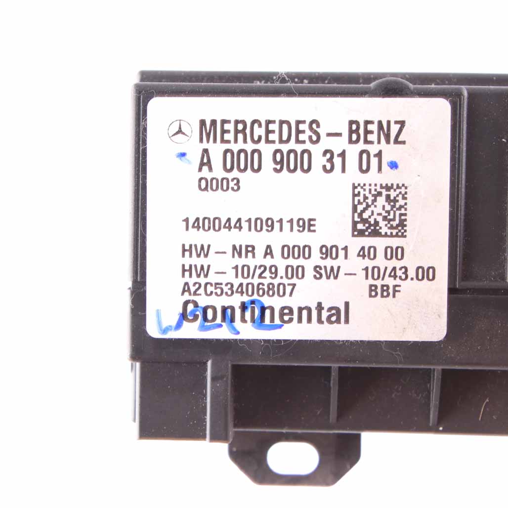 Mercedes-Benz C E S W204 W212 W221 Fuel Pump Module Control Unit A0009003101