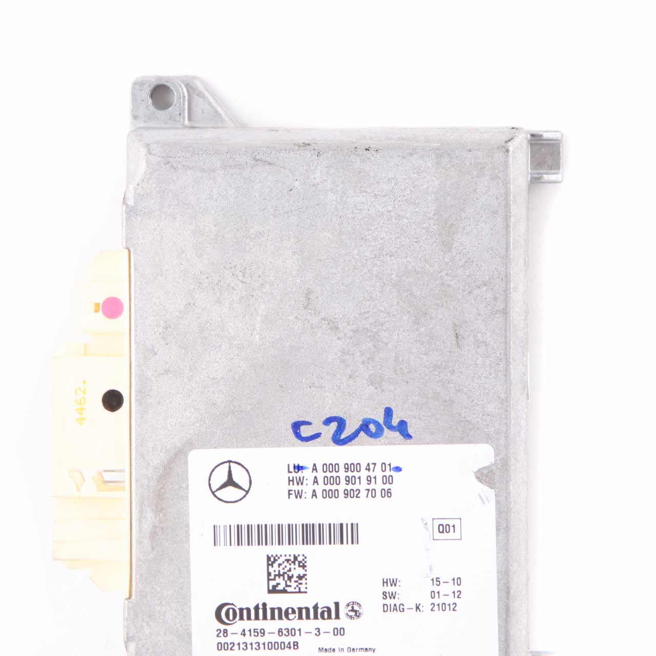 Distance Radar Module Mercedes C204 Distronic Control Unit ECU A0009004701