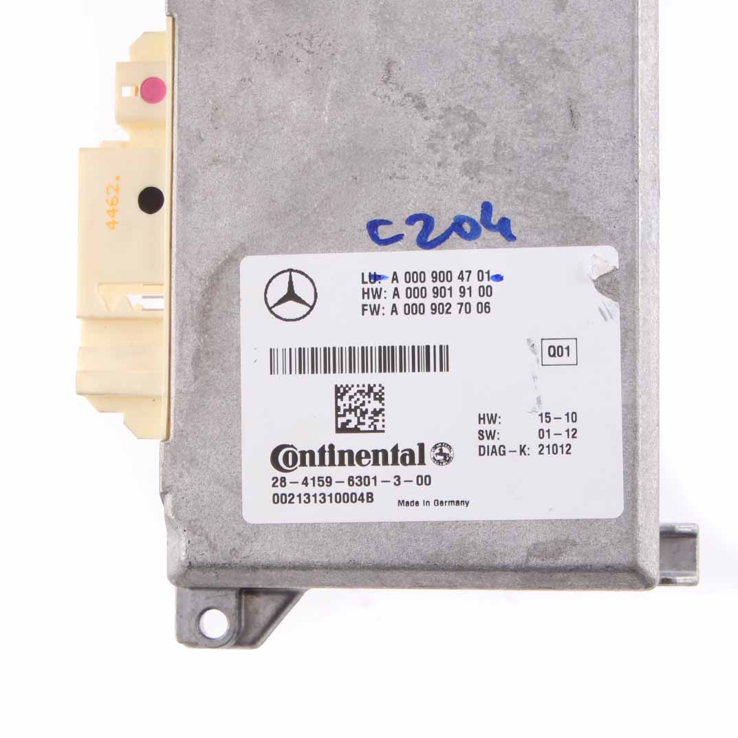 Distance Radar Module Mercedes C204 Distronic Control Unit ECU A0009004701