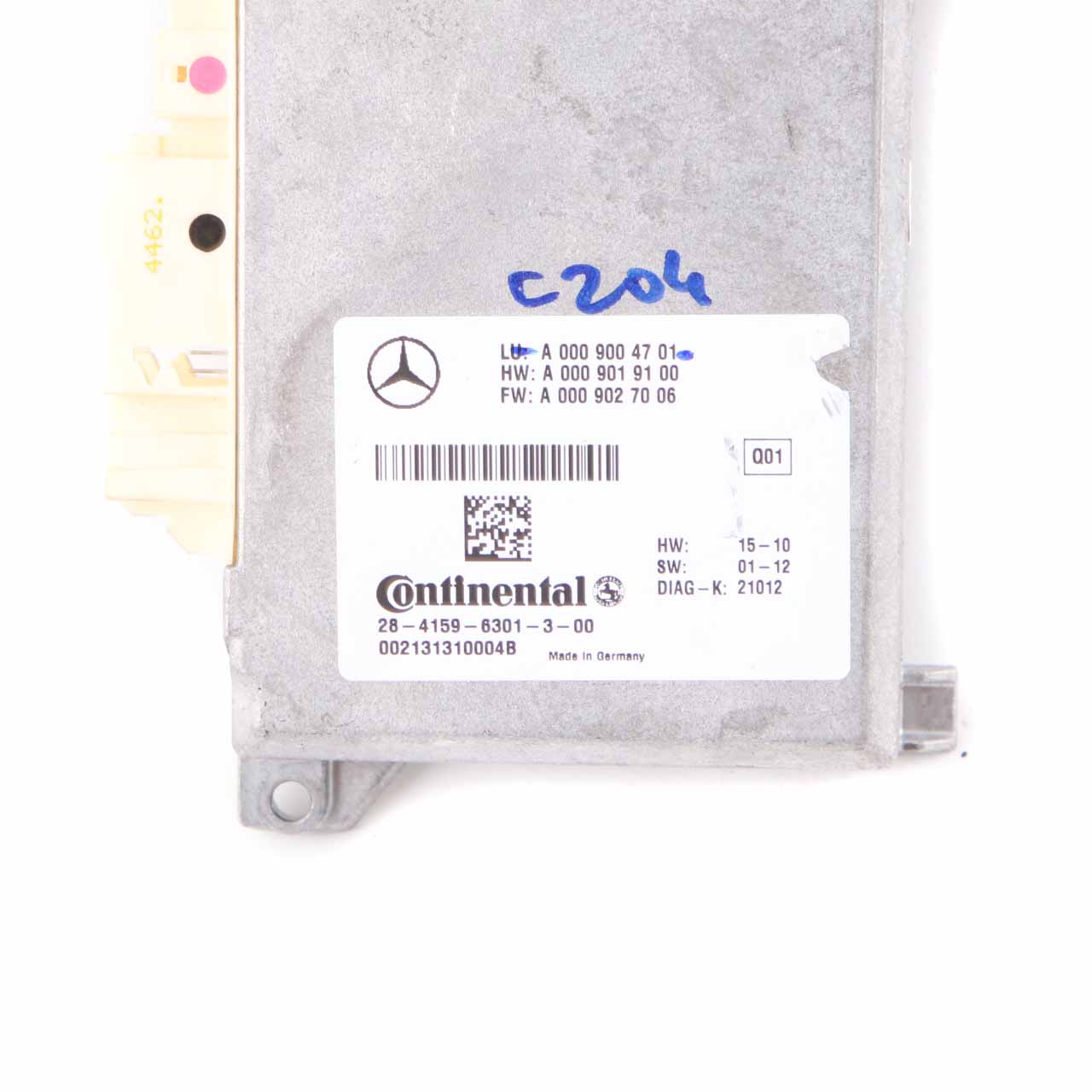 Distance Radar Module Mercedes C204 Distronic Control Unit ECU A0009004701