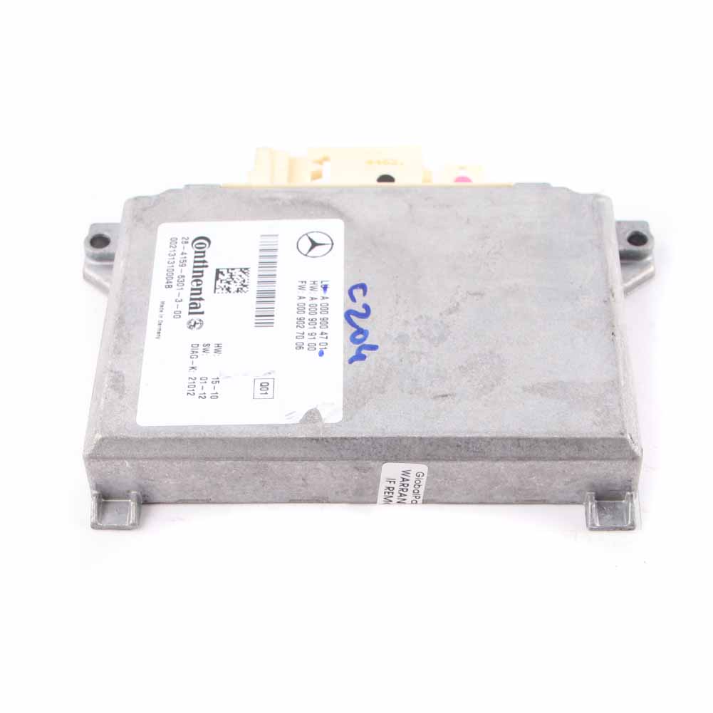 Distance Radar Module Mercedes C204 Distronic Control Unit ECU A0009004701