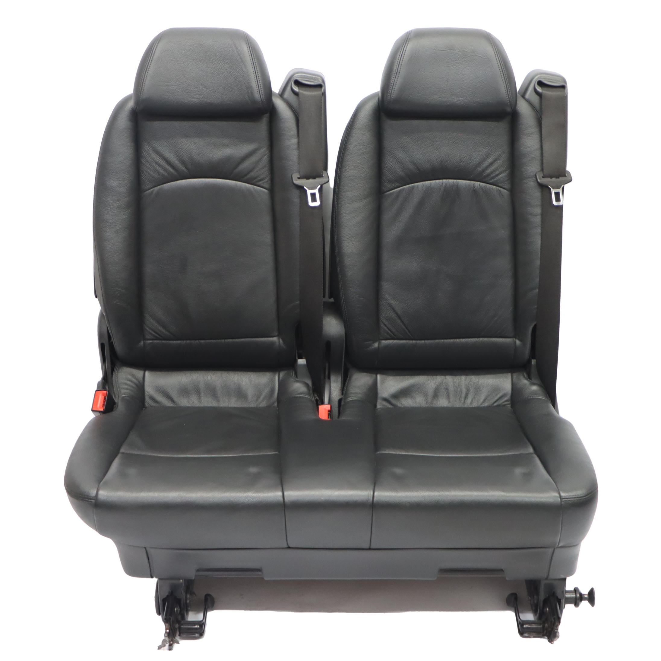 Rear Seat Mercedes W639 Viano Double Right O/S First Row Black Leather