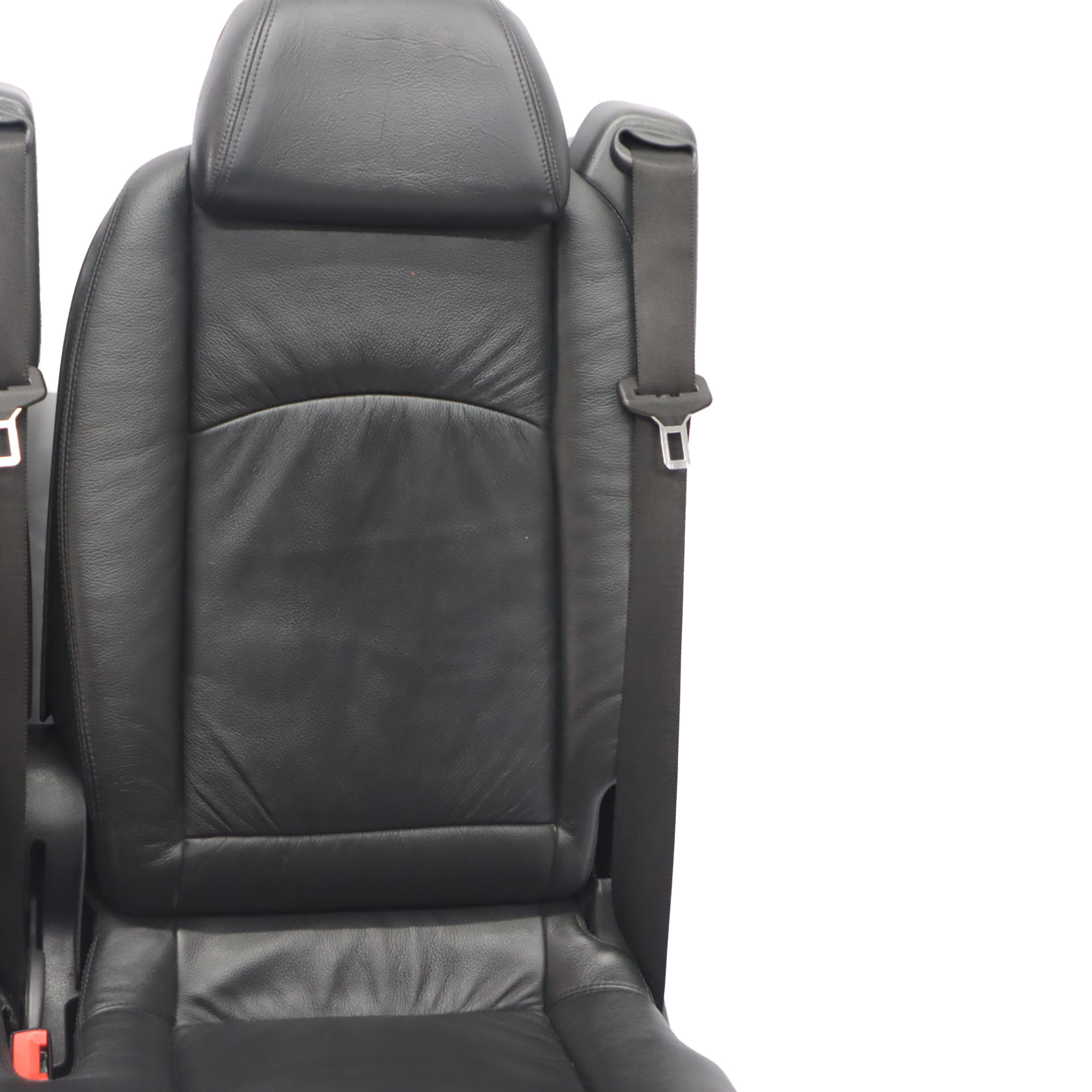 Rear Seat Mercedes W639 Viano Double Right O/S First Row Black Leather