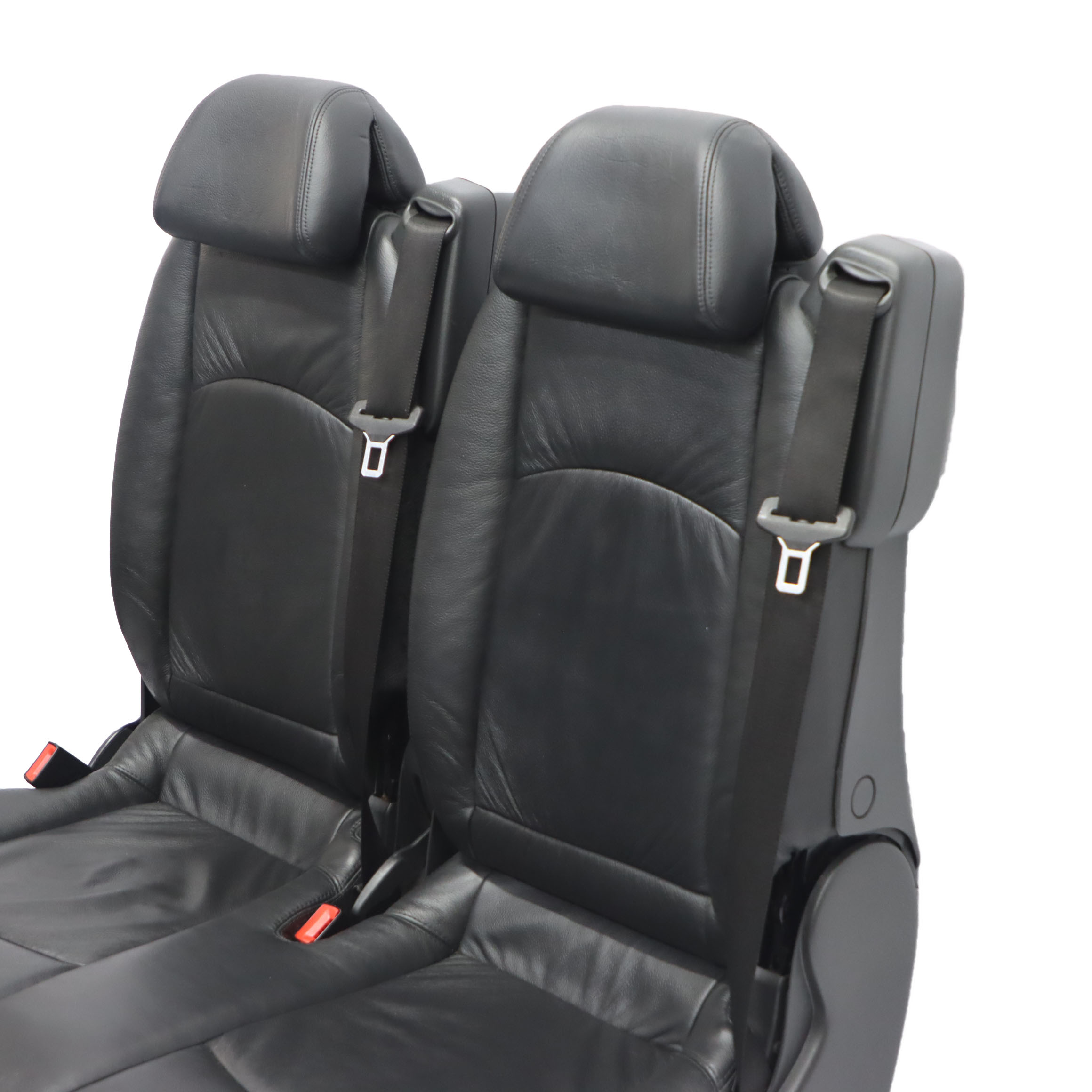 Rear Seat Mercedes W639 Viano Double Right O/S First Row Black Leather