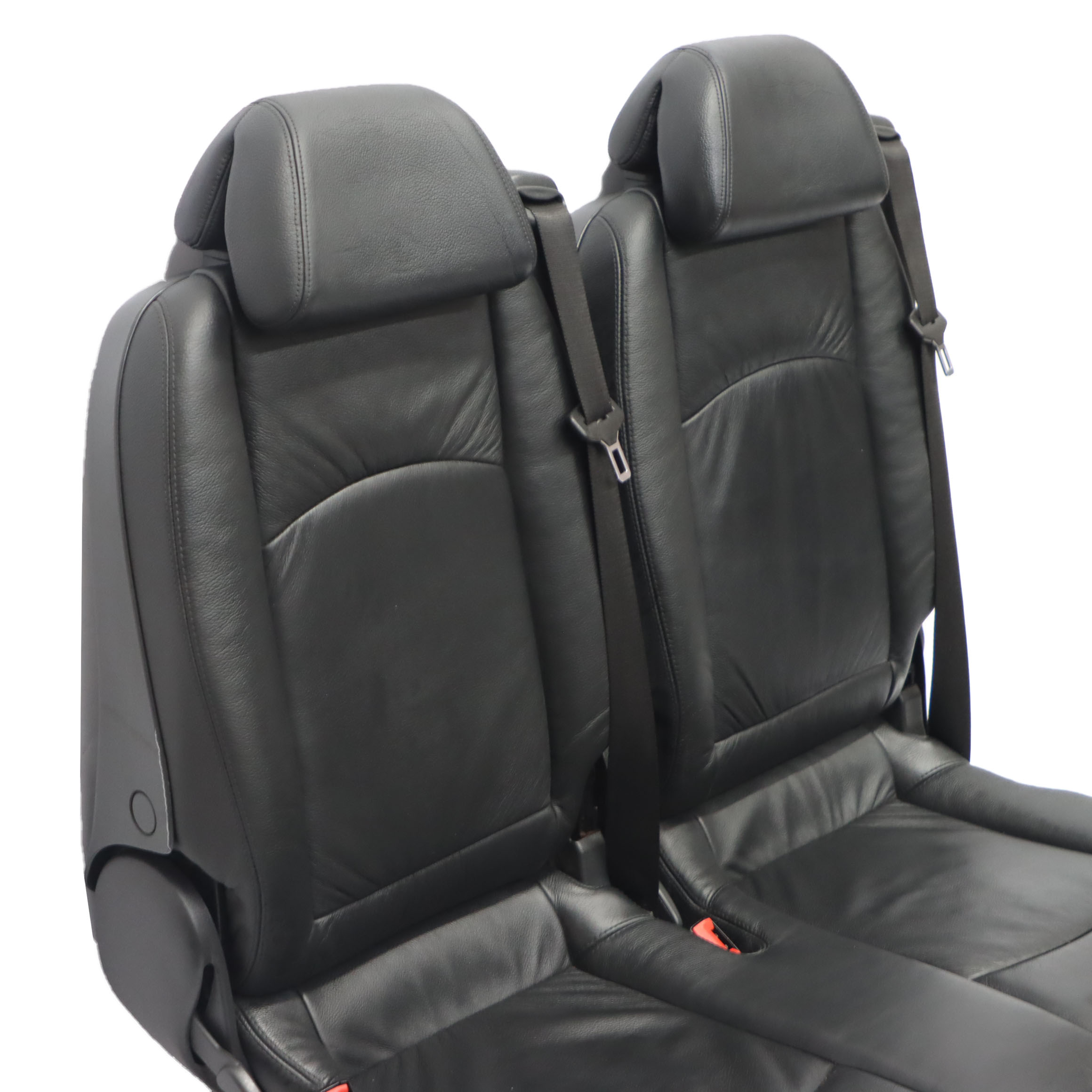 Rear Seat Mercedes W639 Viano Double Right O/S First Row Black Leather