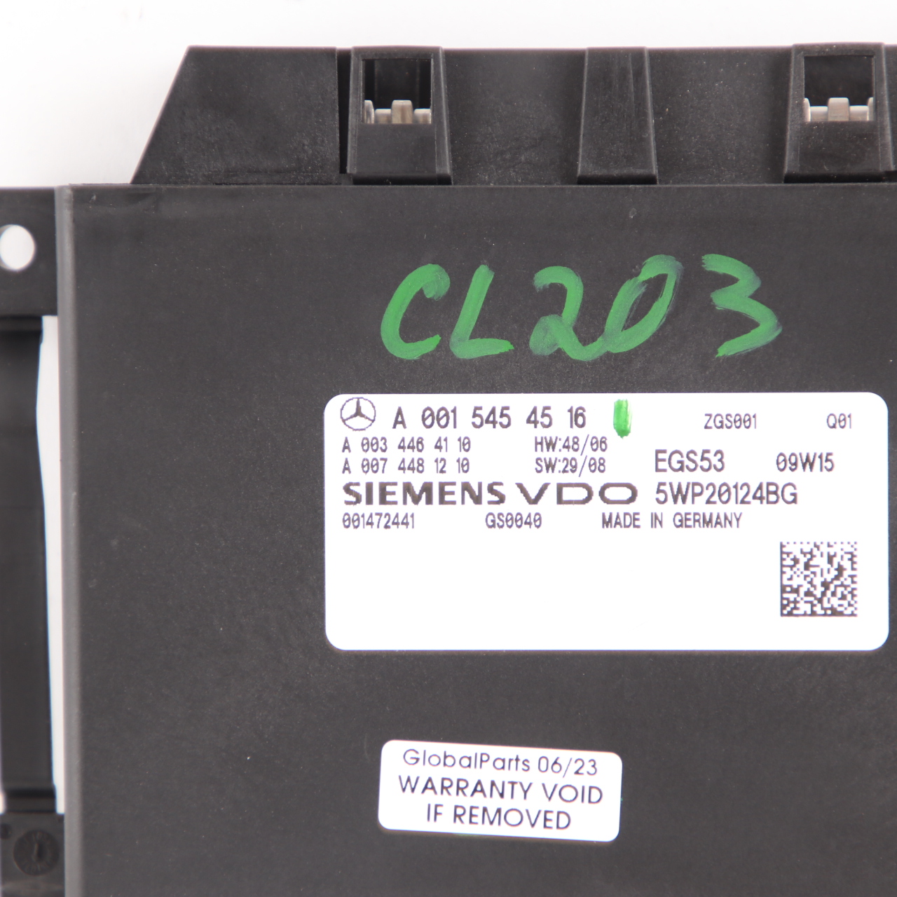 Mercedes CLC CL203 Automatic Gearbox Control Unit Module ECU A0015454516