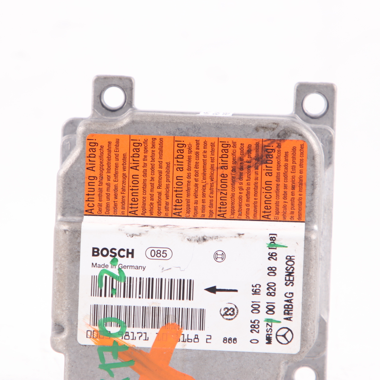 Mercedes SLK R170 W202 W210 Module Control Unit SRS Sensor ECU Bosch A0018200826