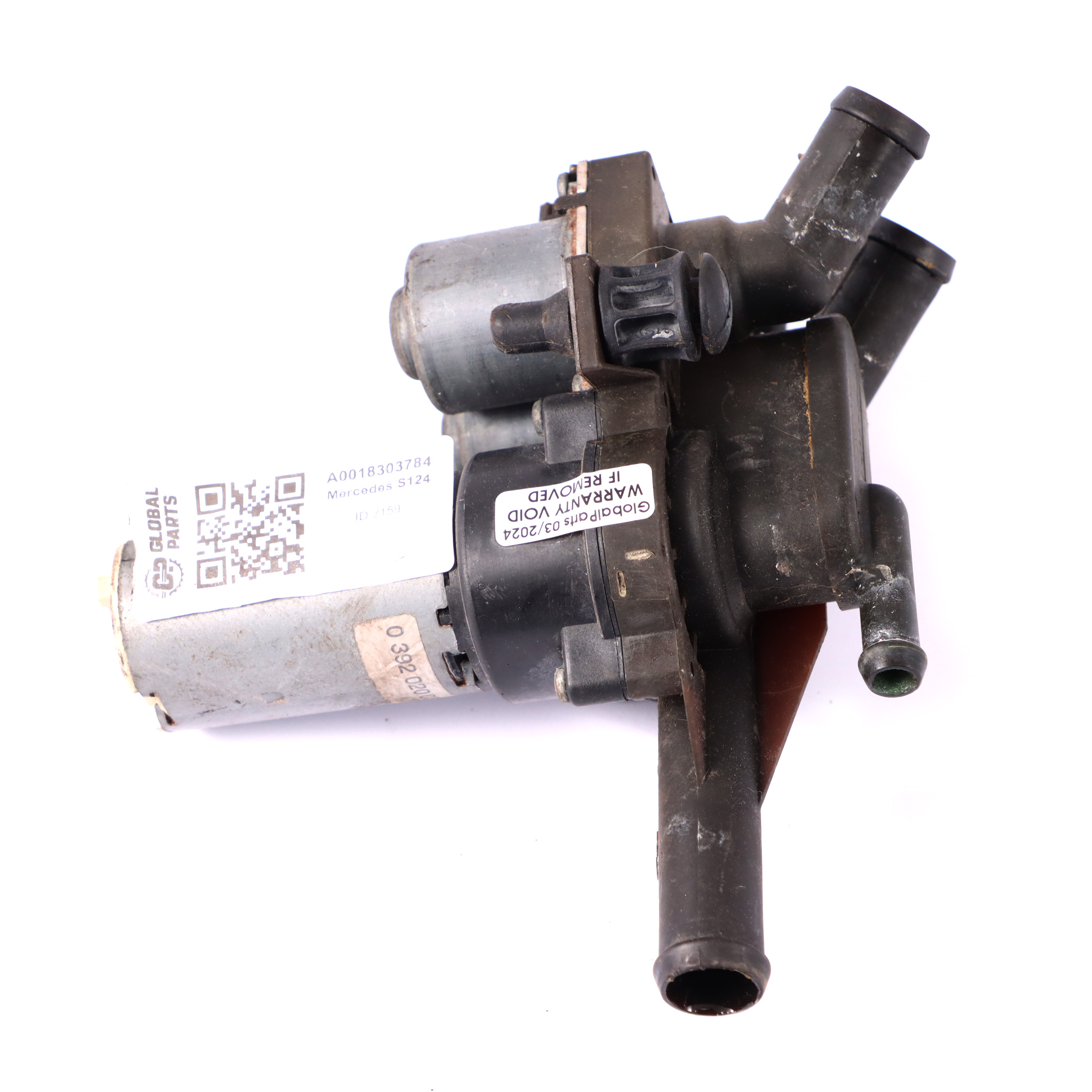 Heater Valve Mercedes S124 Recirculating Water Pump Double Valve A0018303784