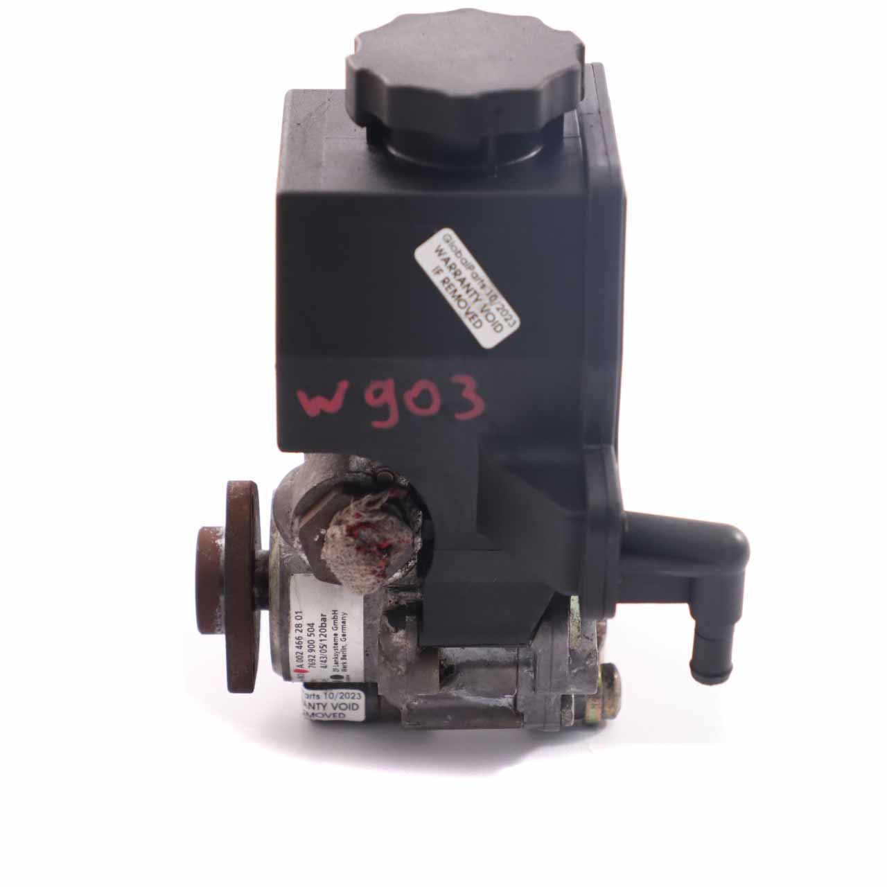 Mercedes W903 OM602 Power Steering Pump Fluid Reservoir Tank A0064667801