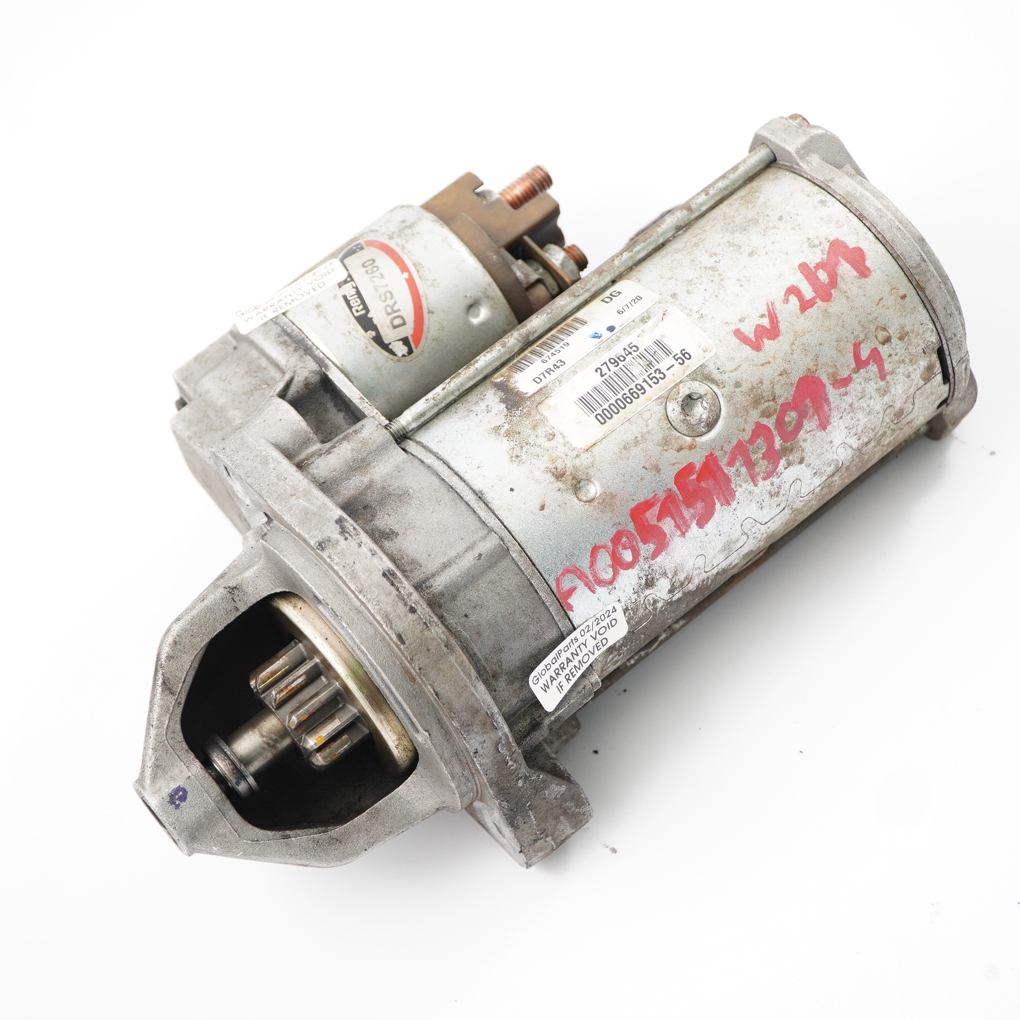 Mercedes W203 W210 W211 Starter Motor Diesel Engine Remy A0051511301