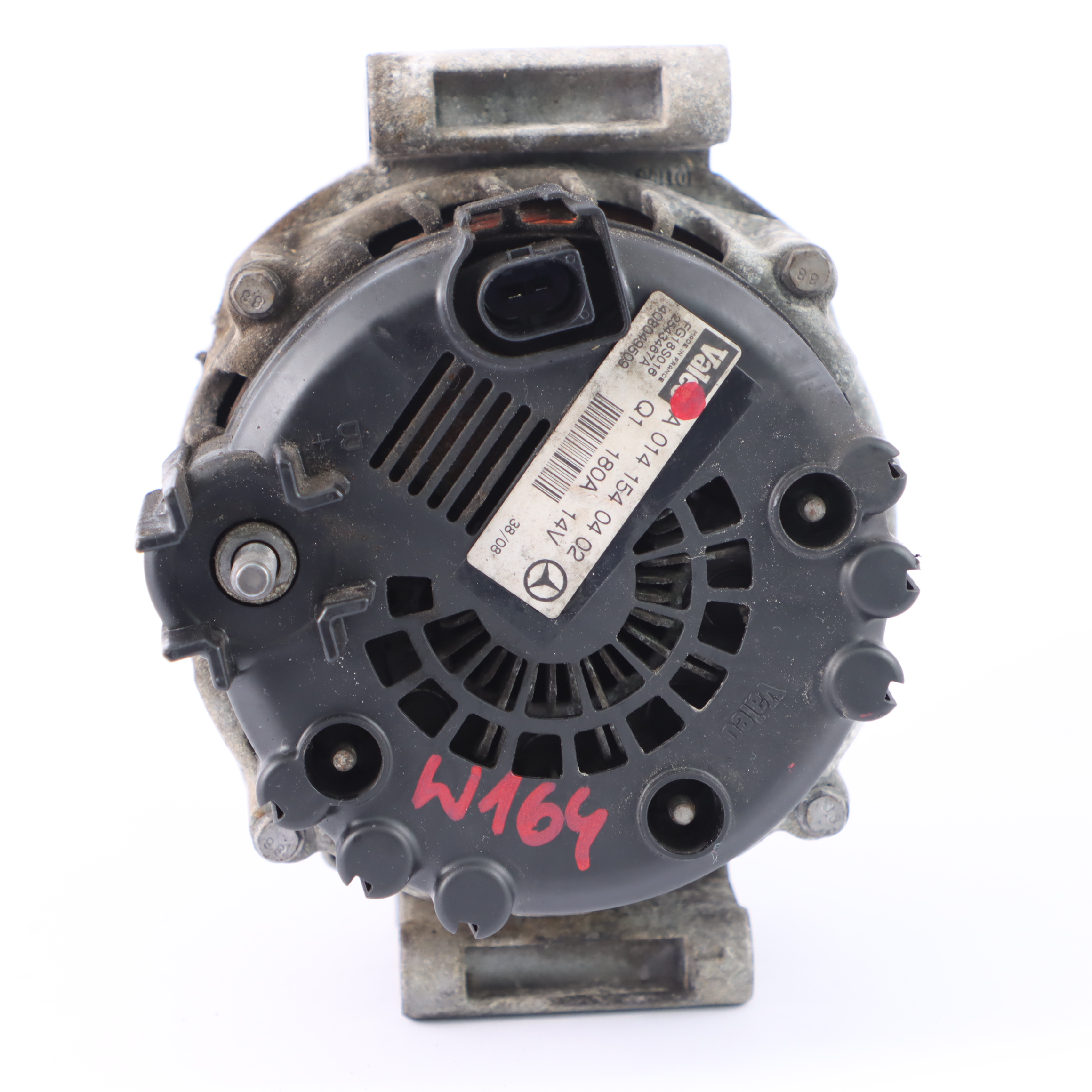 Alternator Mercedes W164 OM272 Engine  Alternator 180A 14V Valeo A0141540402