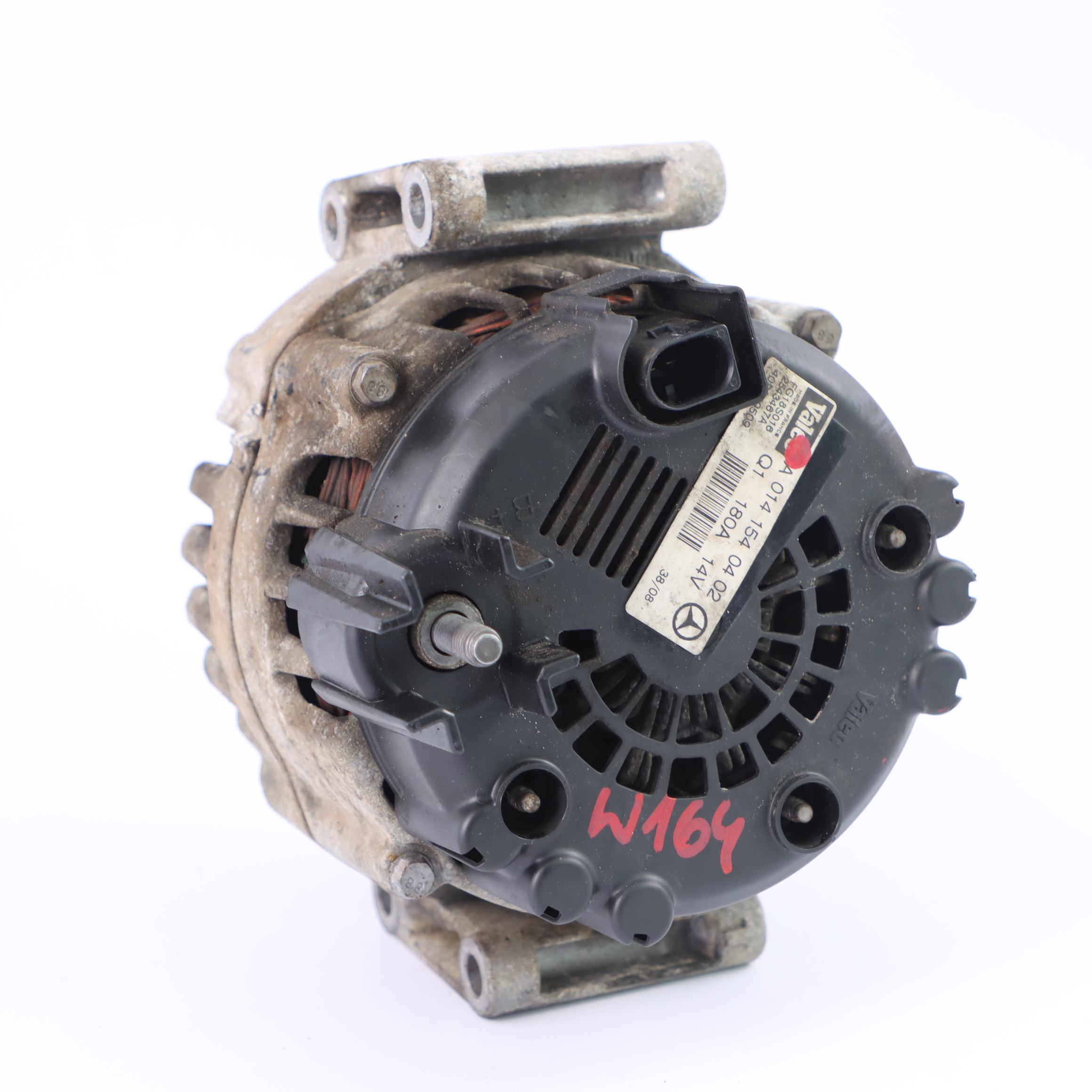 Alternator Mercedes W164 OM272 Engine  Alternator 180A 14V Valeo A0141540402