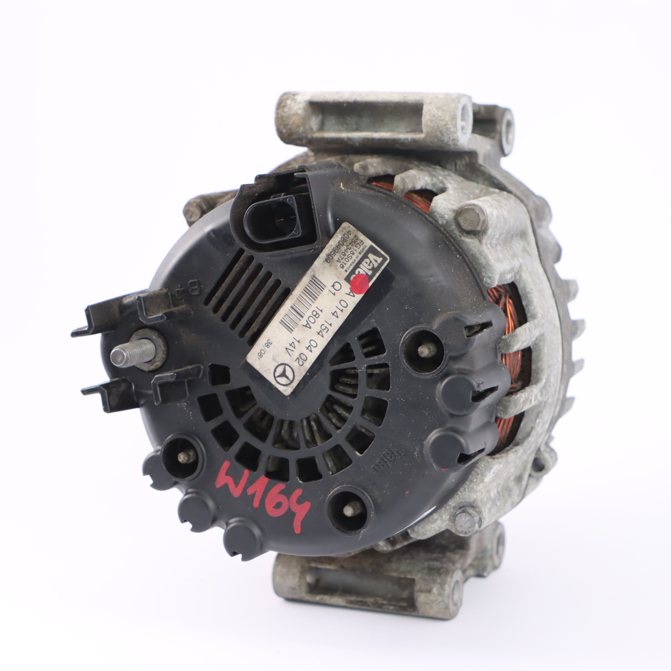 Alternator Mercedes W164 OM272 Engine  Alternator 180A 14V Valeo A0141540402