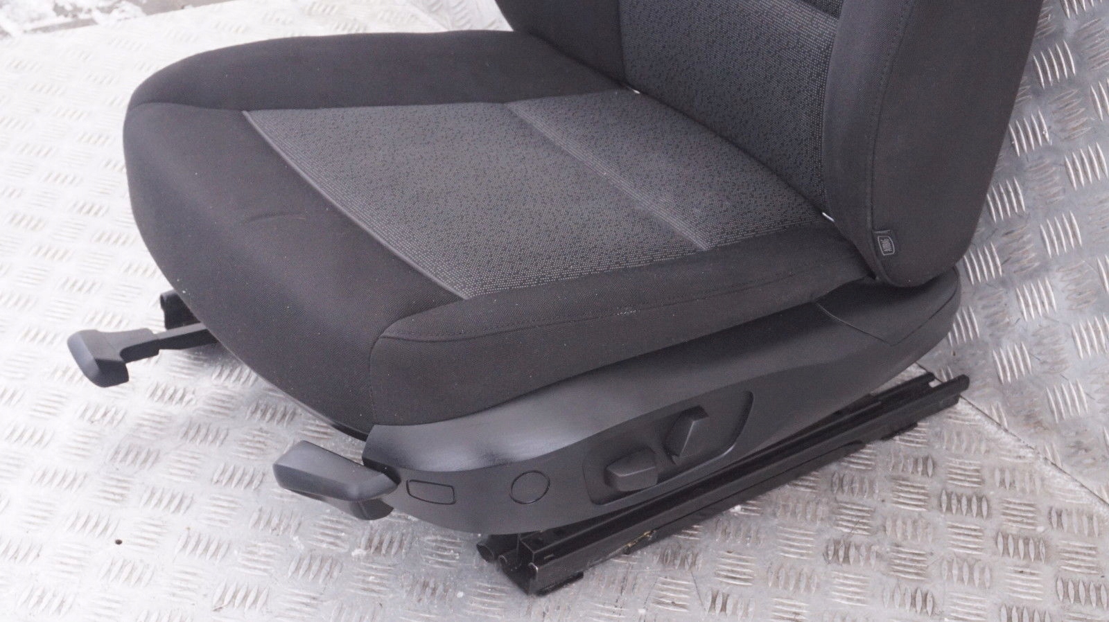 BMW 3 Series E92 Coupe Cloth Fabric Black Anthracite Front Left N/S Seat