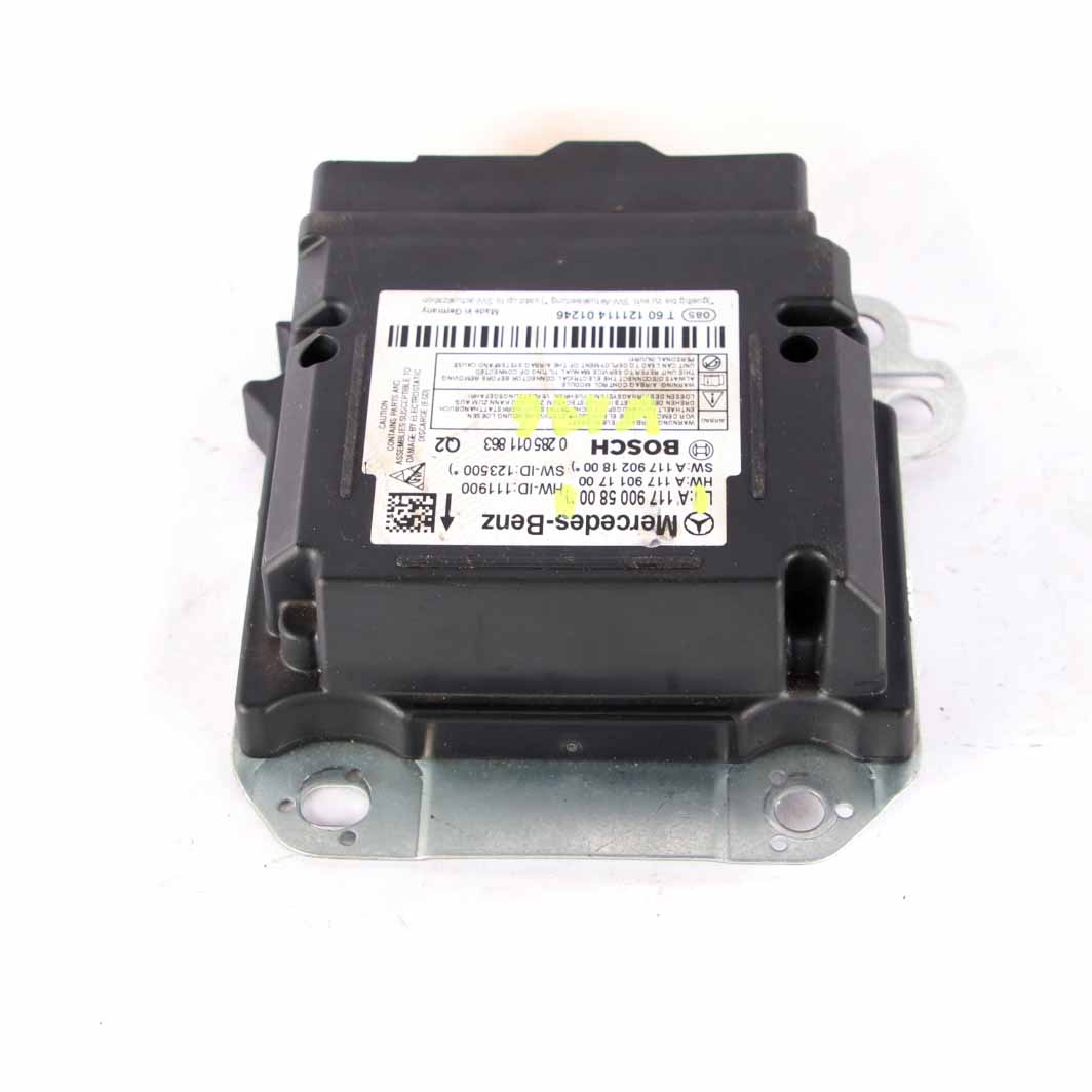 Mercedes W176 Airbag Belts System Control Unit Module ECU Bosch A1179005800