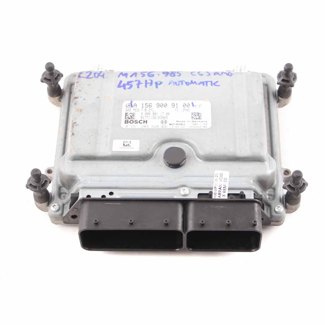 Mercedes W204 C63 AMG 457HP M156.985 Engine Unit ECU A1569009100 Automatic