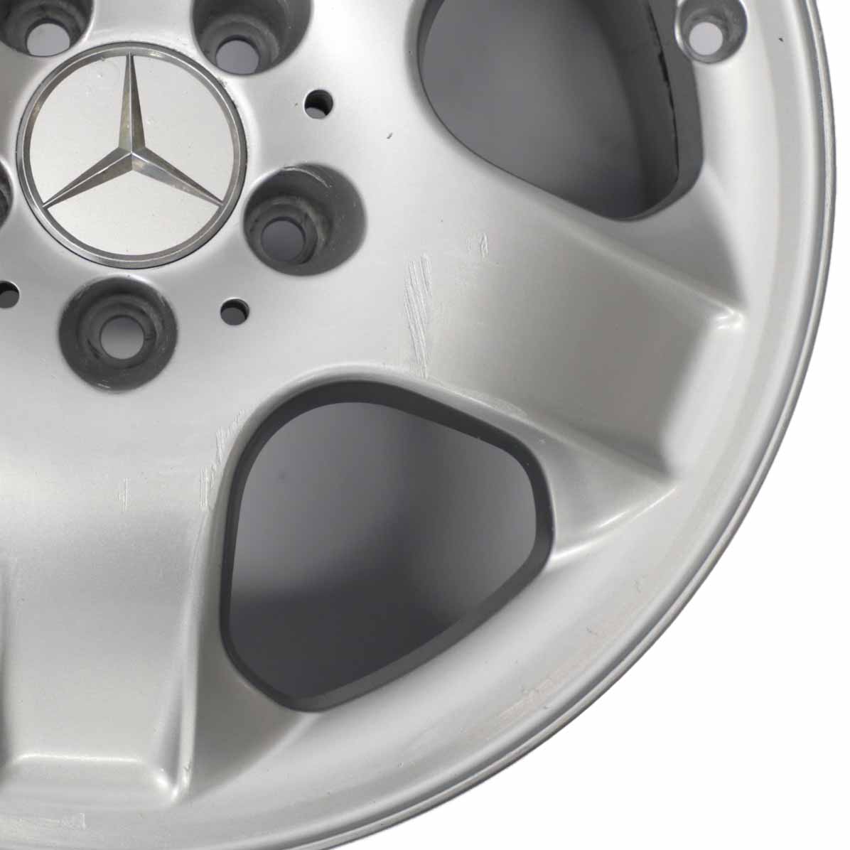 Mercedes ML W163 Silver Alloy Wheel Rim 17" 8J ET:52 A1634012602