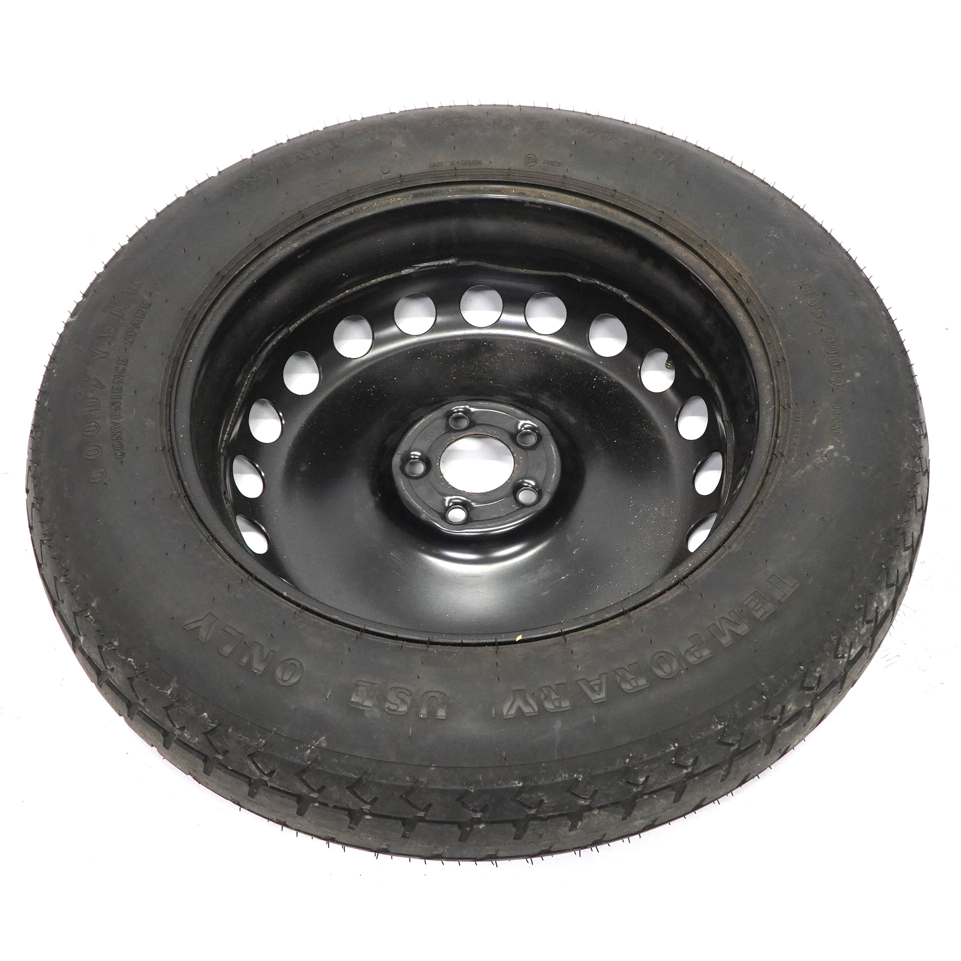 Mercedes W164 Steel Spare Wheel 4,5J ET:40 Tyre Goodyear R19 165/90 A1644000102