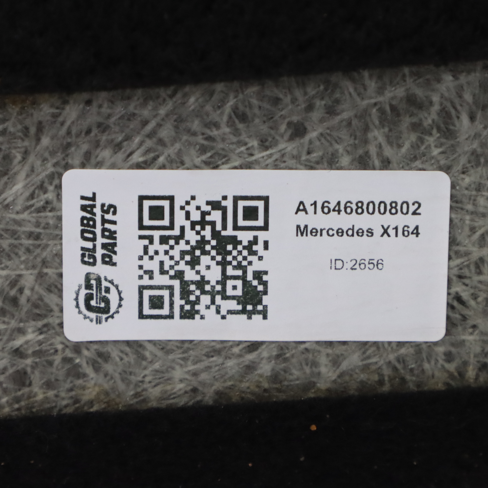 Mercedes GL X164 Boot Trunk Loading Floor Cover Carpet Panel Black A1646800802