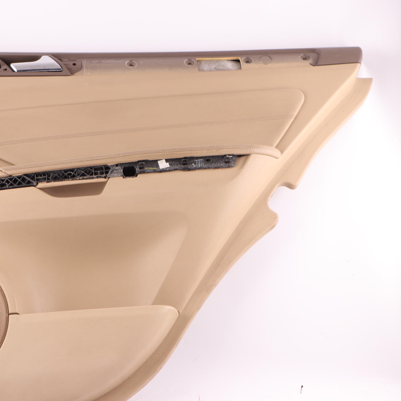 Mercedes ML W164 Door Card Rear Right O/S AMG Trim Cover Panelling Leather Brown