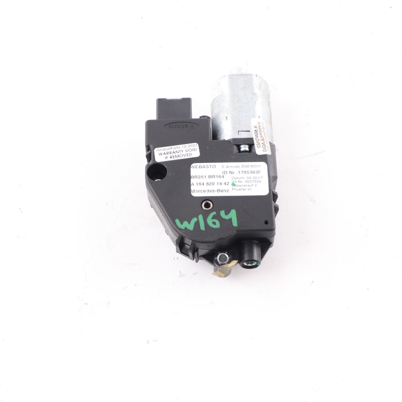 Mercedes W164 Sunroof Control Unit Motor Sun Roof Actuator A1648201442