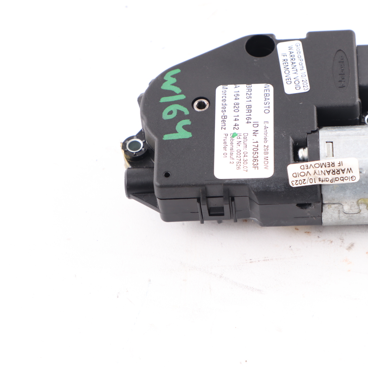 Mercedes W164 Sunroof Control Unit Motor Sun Roof Actuator A1648201442