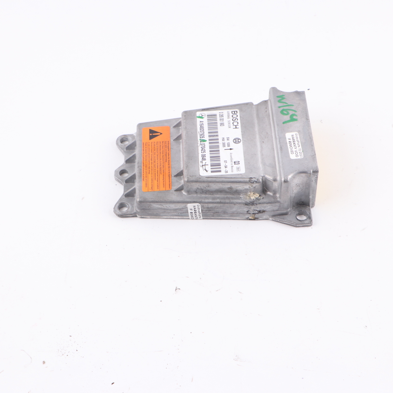 Mercedes ML W164 Airbag Module Air Bag SRS Control Unit ECU A1648207926