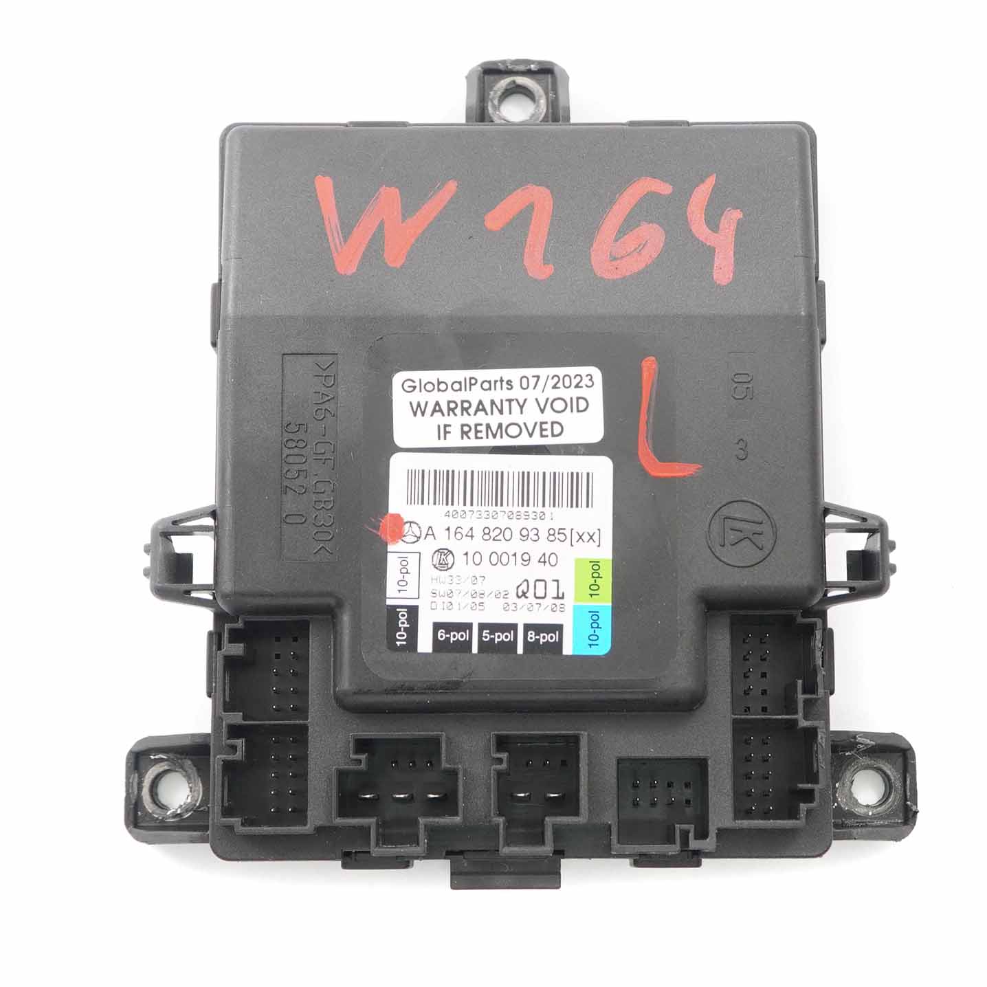 Mercedes ML W164 Door Module Front Left N/S Control Unit Module A1648209385