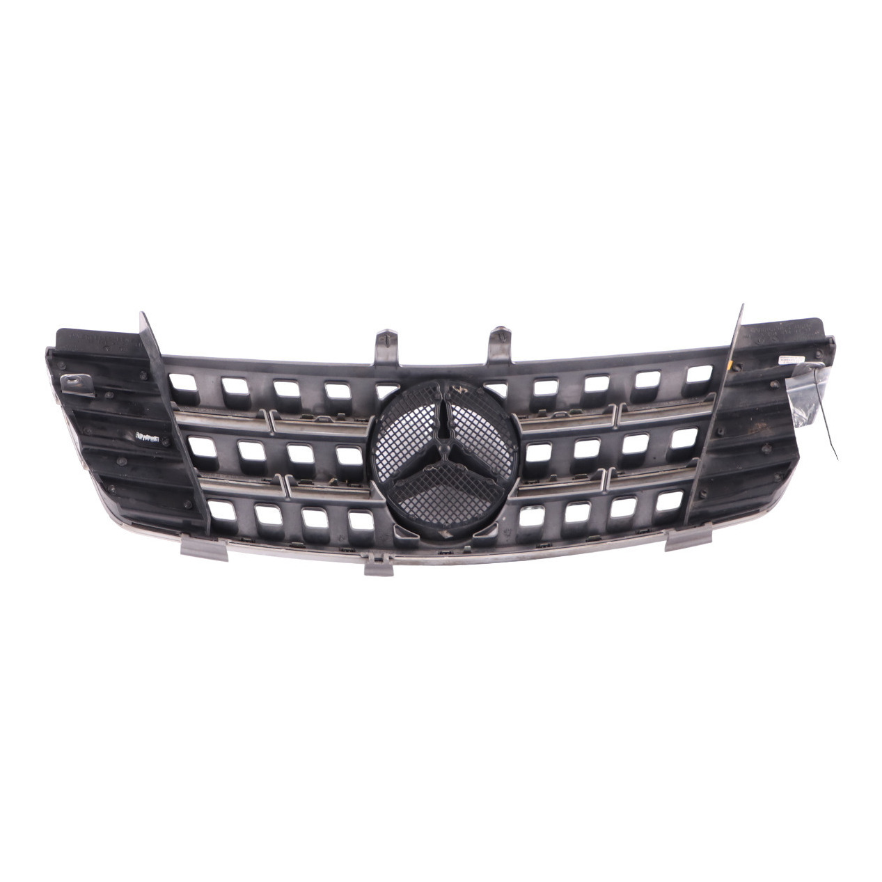 Mercedes W164 Front Radiator Grille AMG Trim Panel Silver Chrome A1648802585