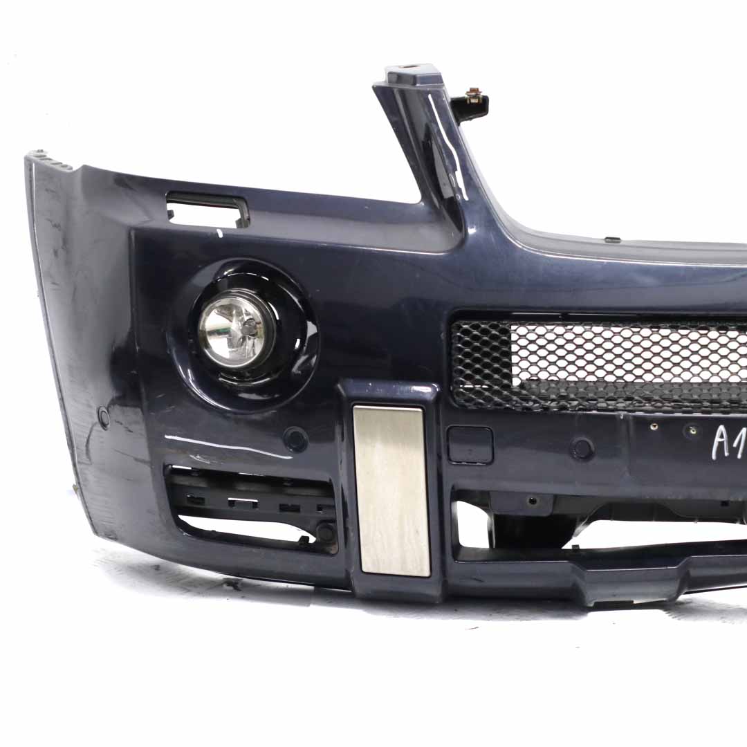 Mercedes ML W164 Front Bumper Trim Parktronic Tanzanite Blue Metallic - 359