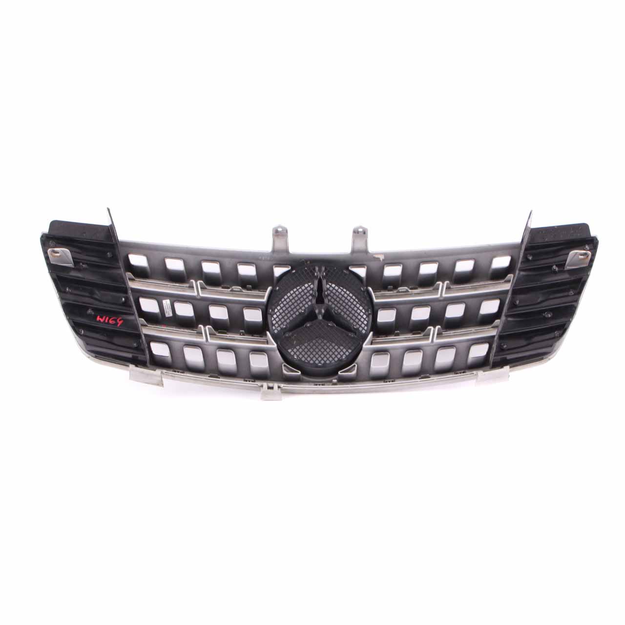 Mercedes W164 Front Hood Radiator Grille Trim Panel Silver Chrome A1648880323