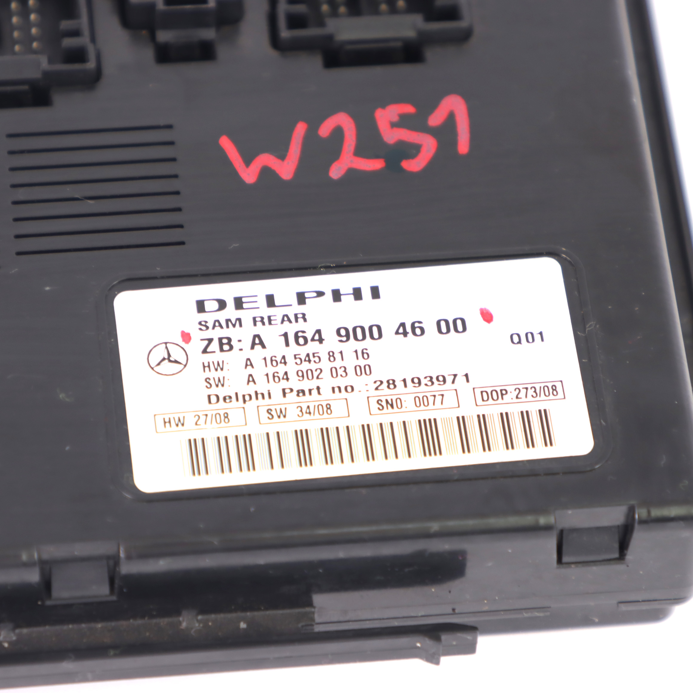 Mercedes ML W164 W251 SAM Module Control Unit ECU A1649004600