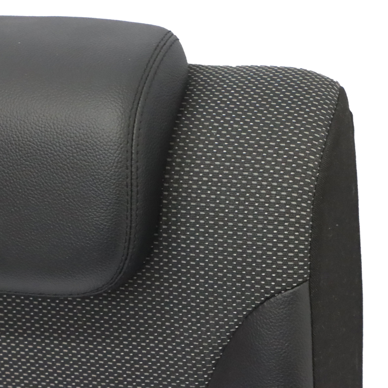 Mercedes ML W164 Seat Backrest Rear Right O/S Cloth Fabric Black Interior