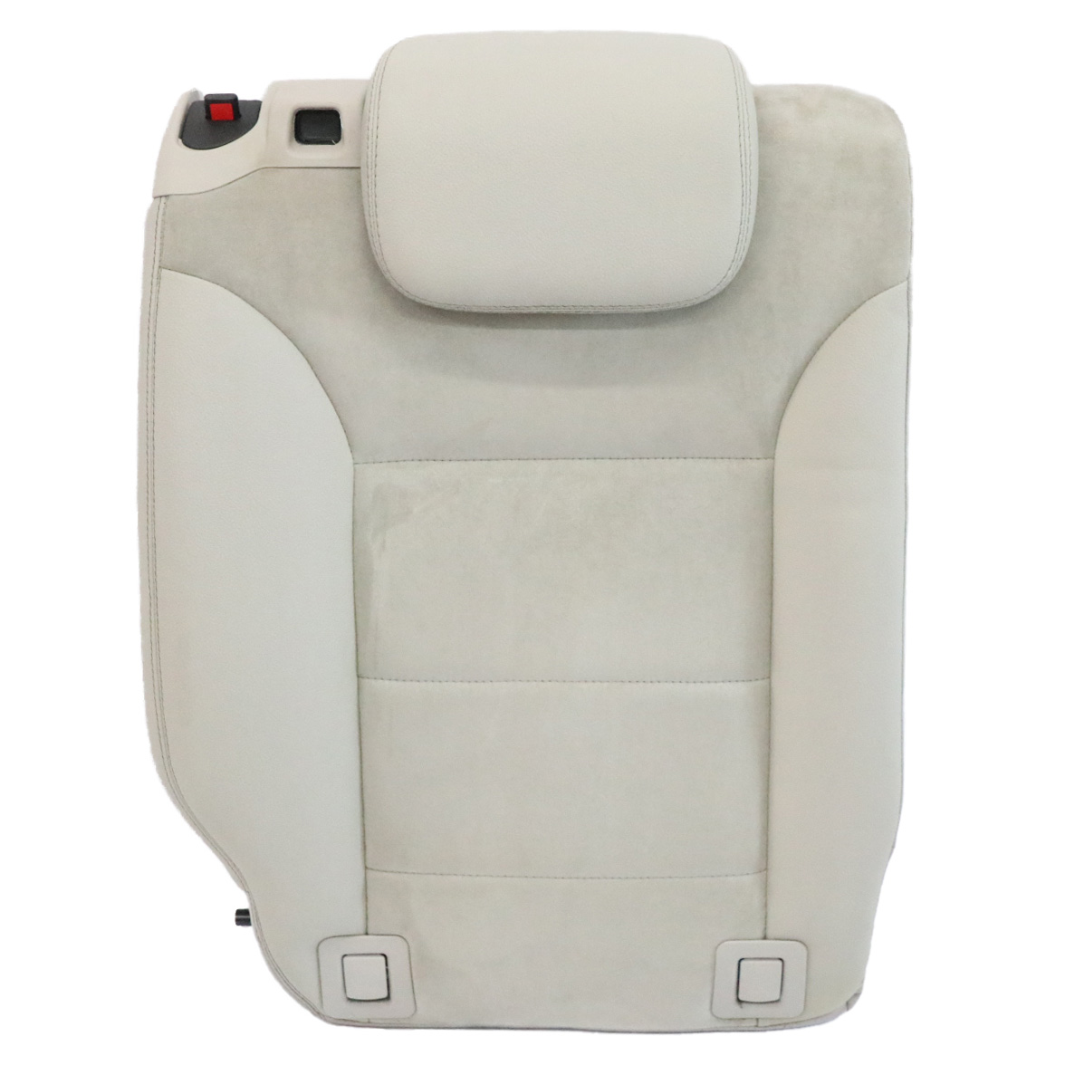 Mercedes ML W164 Seat Backrest Rear Right O/S Covering Microfibre Fabric Grey