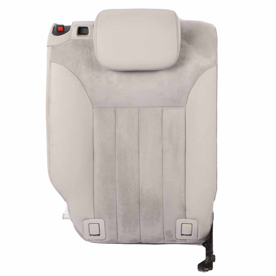 Mercedes ML W164 Seat Backrest Rear Right O/S Covering Microfibre Fabric Grey