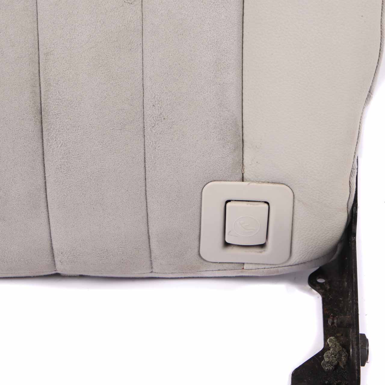 Mercedes ML W164 Seat Backrest Rear Right O/S Covering Microfibre Fabric Grey