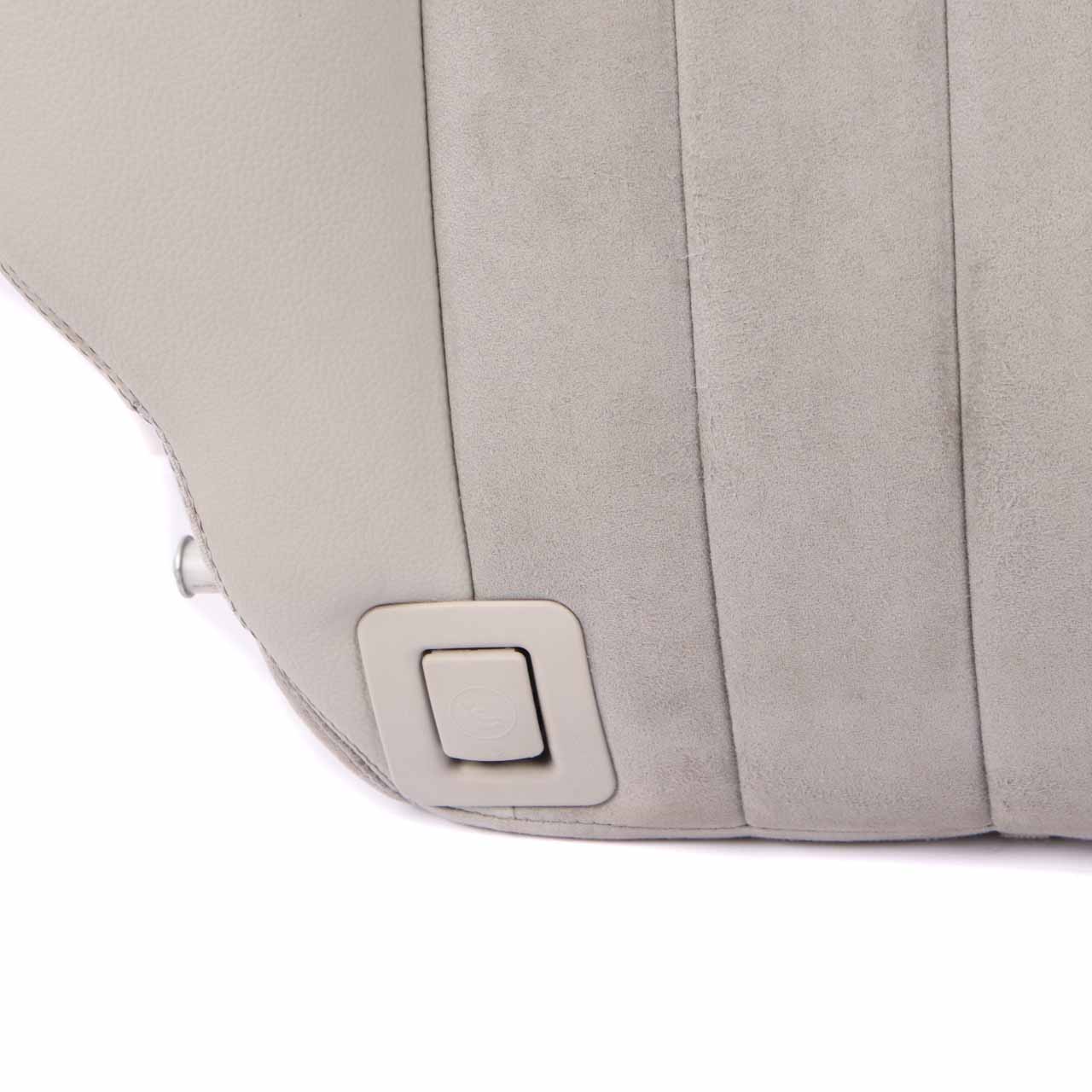 Mercedes ML W164 Seat Backrest Rear Right O/S Covering Microfibre Fabric Grey