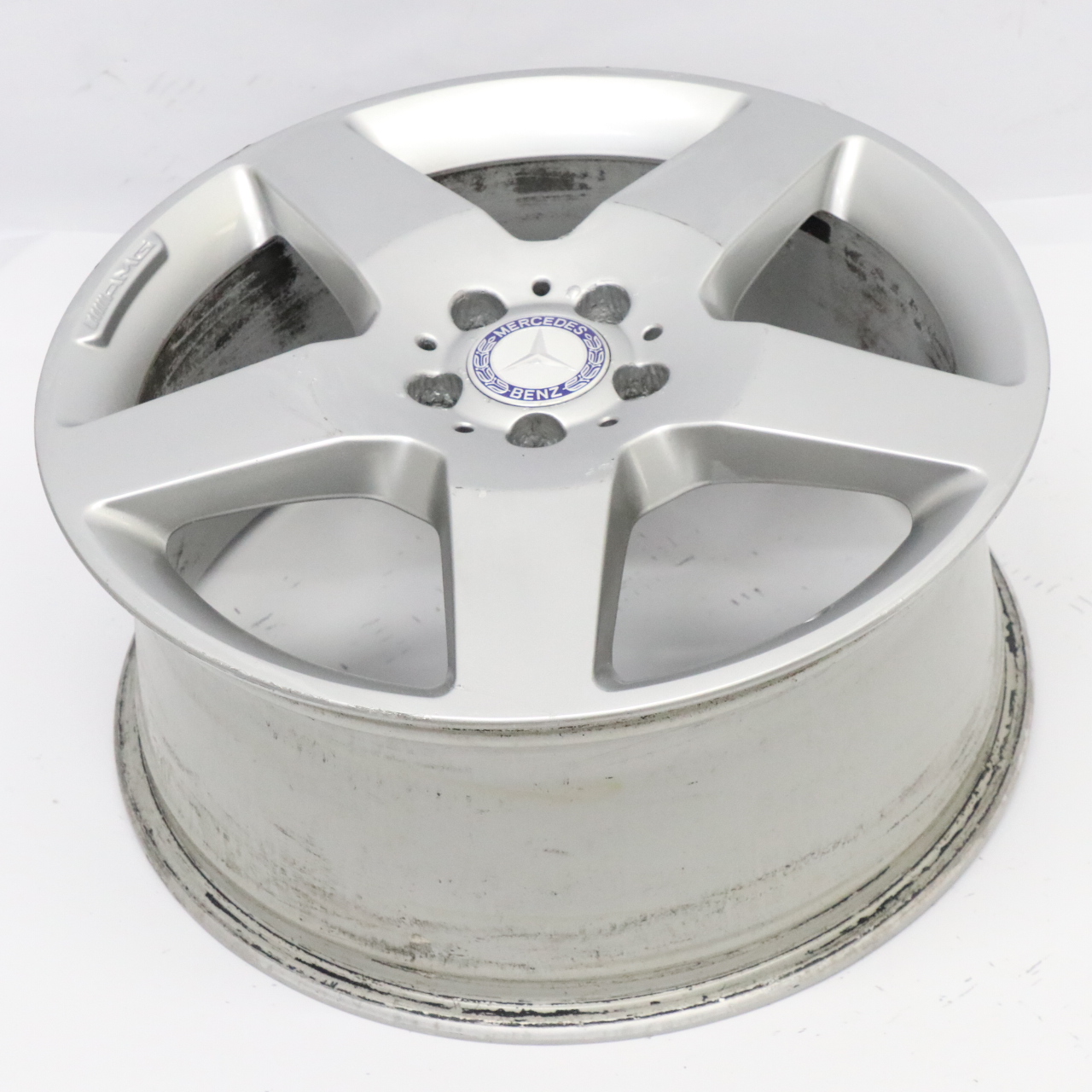 Mercedes ML W166 AMG Silver Alloy Wheel Rim 19" ET:59 8.5J A1664011902