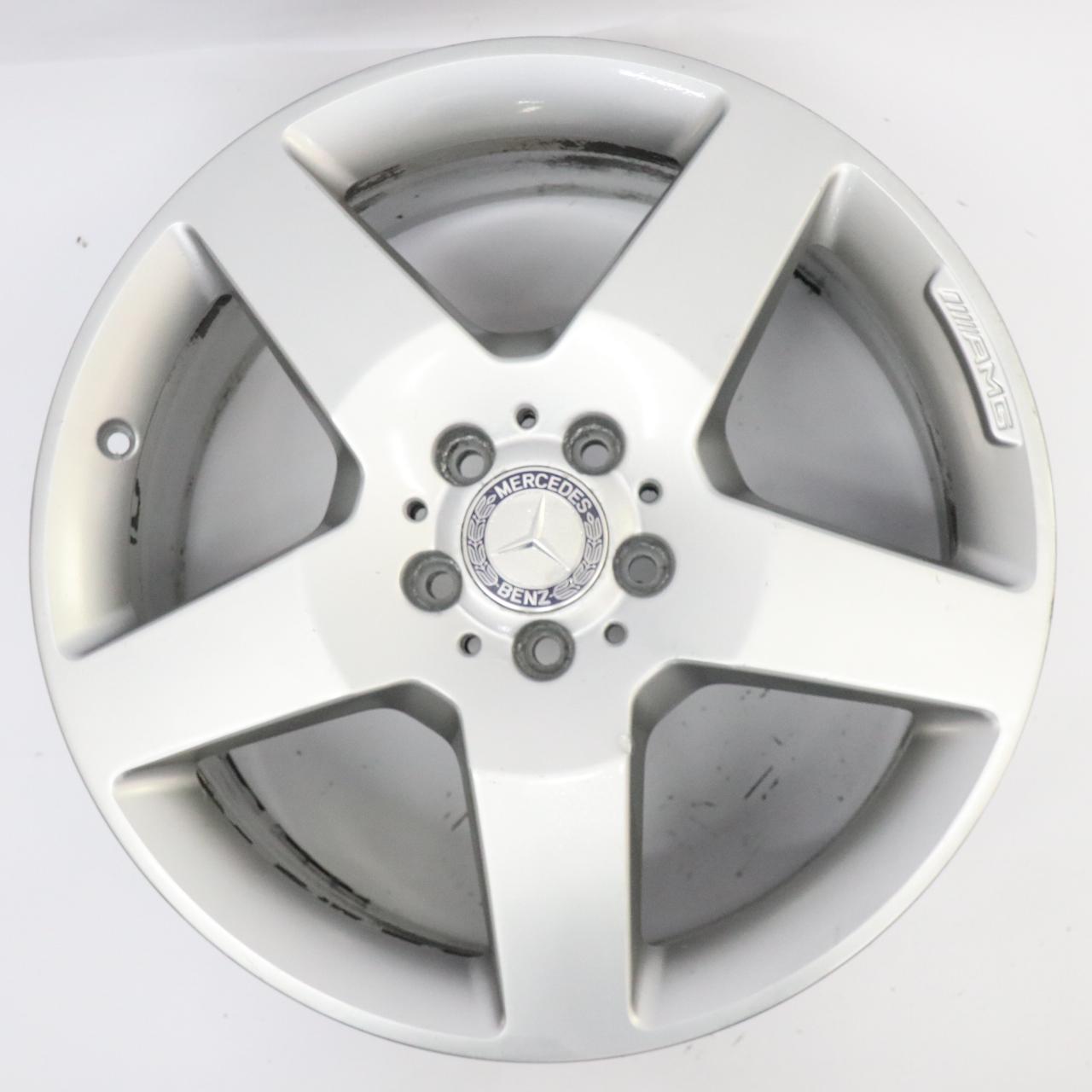 Mercedes ML W166 AMG Silver Alloy Wheel Rim 19" ET:59 8.5J A1664011902