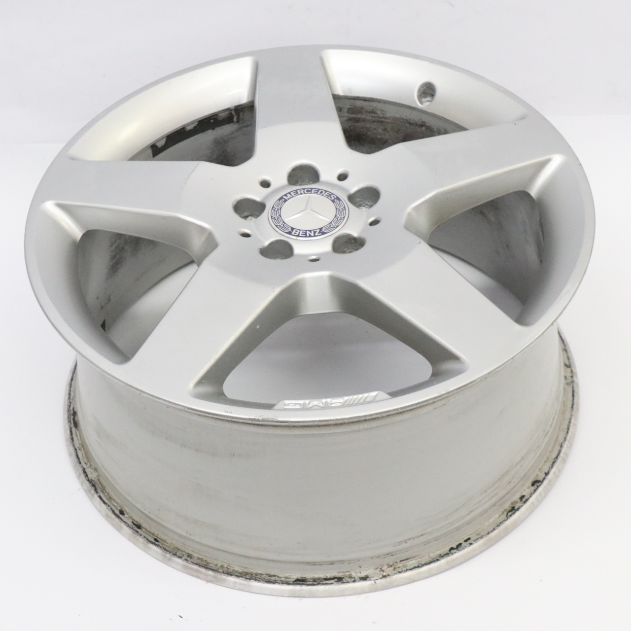 Mercedes ML W166 AMG Silver Alloy Wheel Rim 19" ET:59 8.5J A1664011902