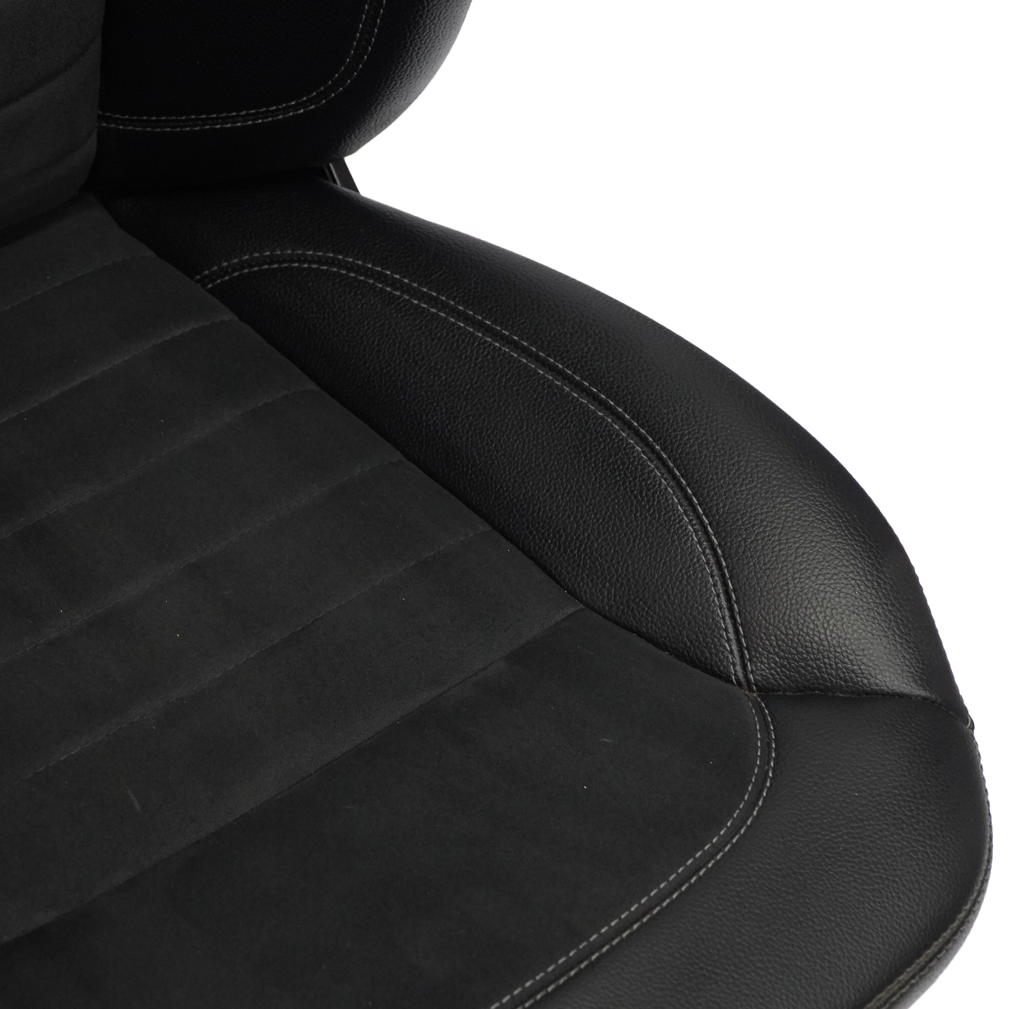 Mercedes ML W166 Front Seat Sport Right O/S Fabric Imitation Leather Black