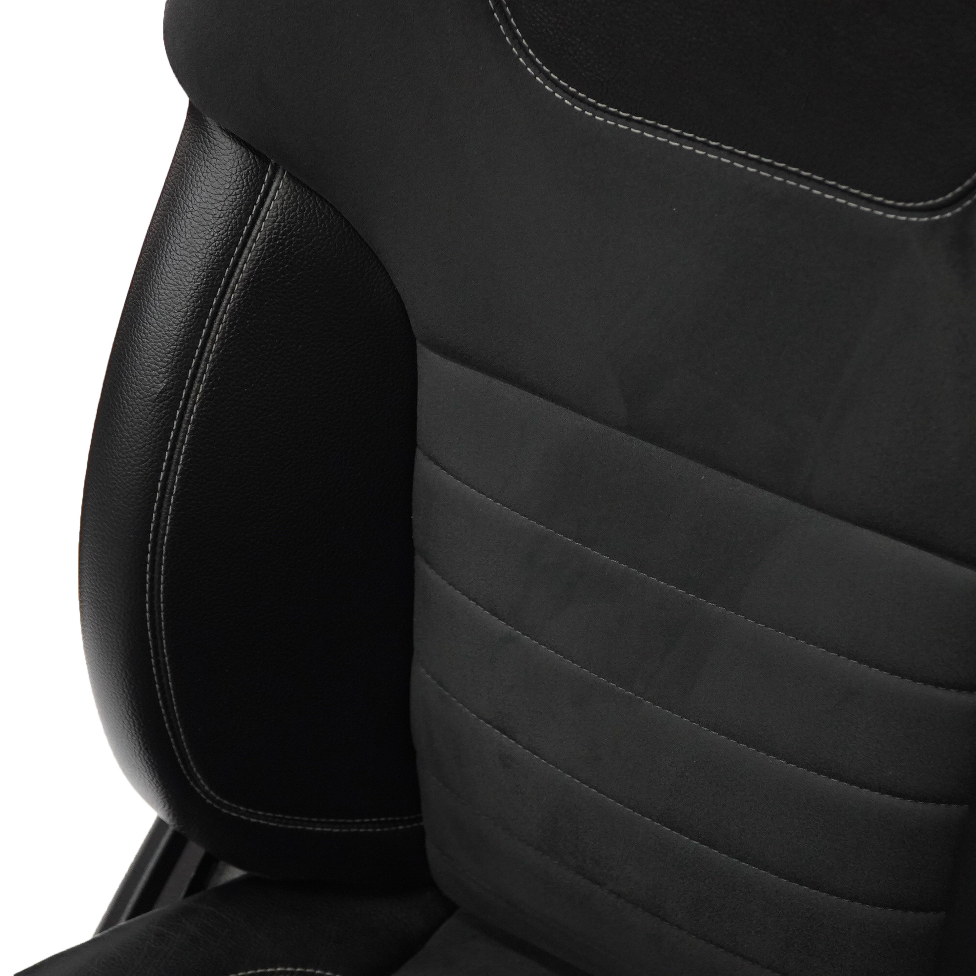 Mercedes ML W166 Front Seat Sport Right O/S Fabric Imitation Leather Black